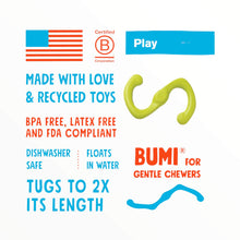Load image into Gallery viewer, Bumi Dog Tug Toy for gentle chewers
