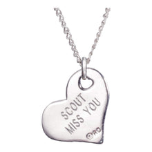 Load image into Gallery viewer, Personalized Forever Loved Sterling Silver Pendant Necklace
