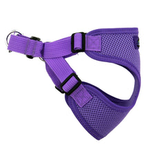 Load image into Gallery viewer, Wrap and Snap Coke Free Dog Harness - Paisley Purple - Side View
