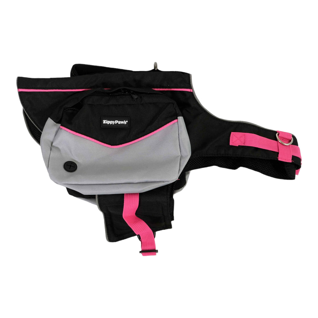 Adventure Backpack for Dogs in pink