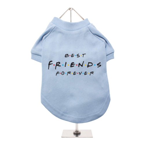 Best Friends Forever Dog T-Shirt - Baby Blue