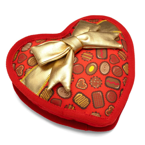 Chocolate Box Dog Toy for Valentine's Day