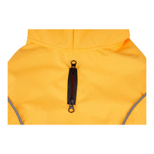Load image into Gallery viewer, Cumbria Yellow Dog Raincoat with hidden zippered buttonhole
