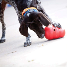 Load image into Gallery viewer, Dog tries to get treats out of his Kong Wobbler
