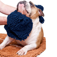 Load image into Gallery viewer, Dry your pup fast with the Super Shammy Quick Drying Dog Towel
