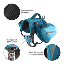 Load image into Gallery viewer, Features of Baxter Backpack for Dogs
