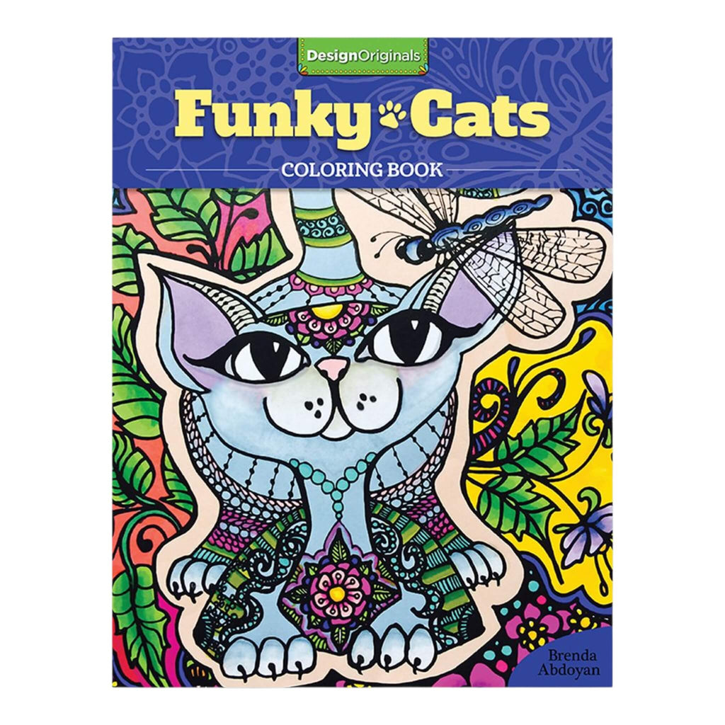 Funky Cats Coloring Book