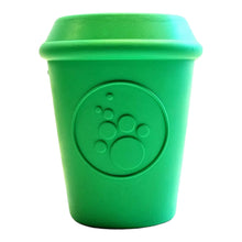 Load image into Gallery viewer, Green Coffee Cup Dog Chew Toy
