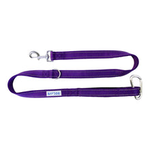 Load image into Gallery viewer, Hudson Bay Dog Leash with Carabiner Clip in Purple Rain
