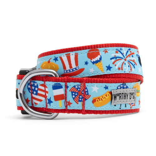Independence Day Dog Collar