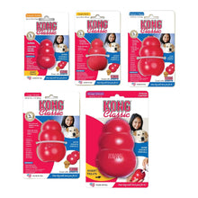 Cargar imagen en el visor de la galería, KONG Classic Red Dog Chew Toy comes in five sizes
