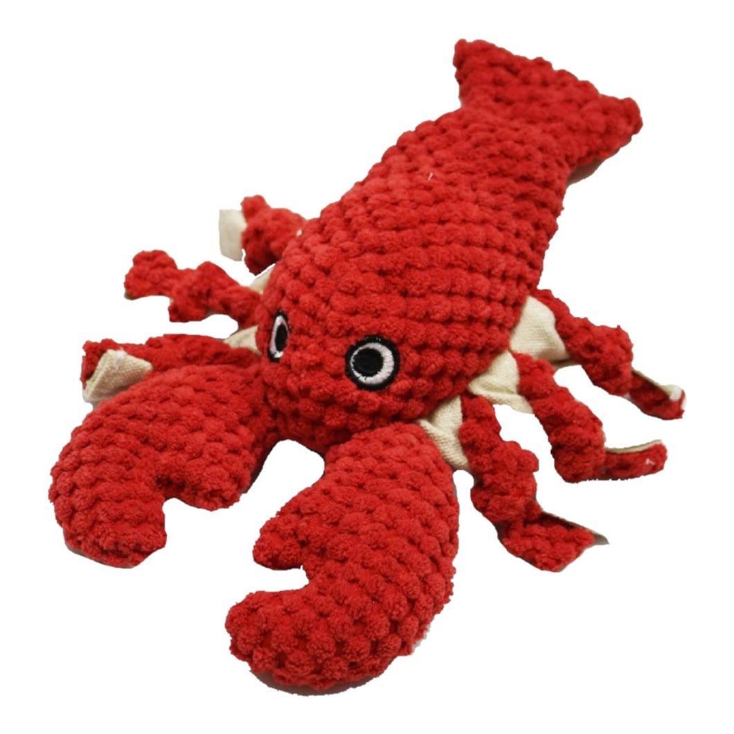 Lobster Plush Dog Toy
