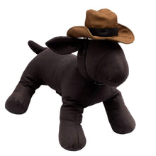 Cargar imagen en el visor de la galería, Mannequin Wears Brown Cowboy Party Hat and Toy for Dogs
