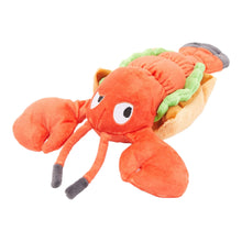 Load image into Gallery viewer, Max&#39;s Maine Lobster Roll Plush Dog Toy
