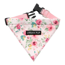 Load image into Gallery viewer, Pink Floral Cascade Dog Bandana
