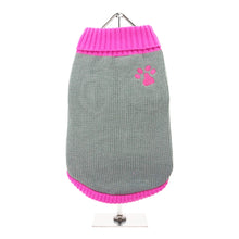 Load image into Gallery viewer, Pink Paw Dog Sweater
