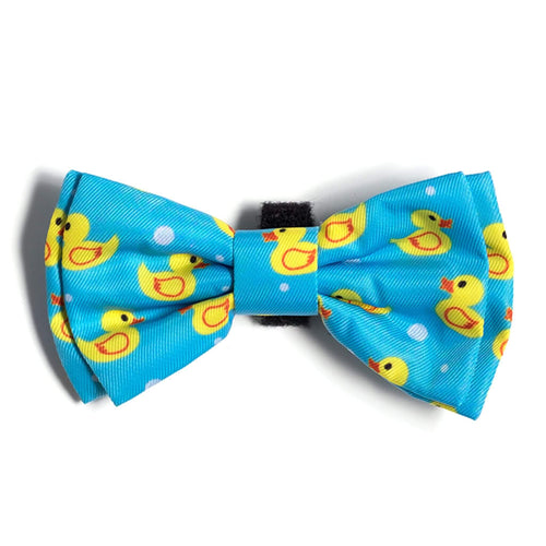 Rubber Duck Dog Bow Tie