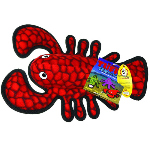 Tuffy Ocean Creature Series - Larry Lobster Tough Dog Toy