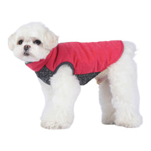 Load image into Gallery viewer, Viewing the Cheshire Modern Step-In Dog Coat - side view
