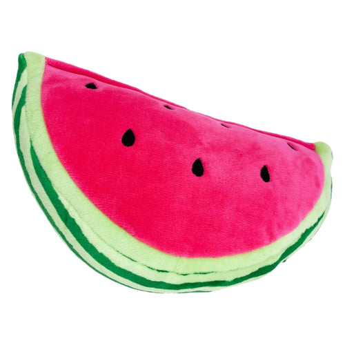 Watermelon Power Plush Dog Toy