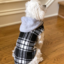 Load image into Gallery viewer, Weekender Dog Sweatshirt featuring detachable hood
