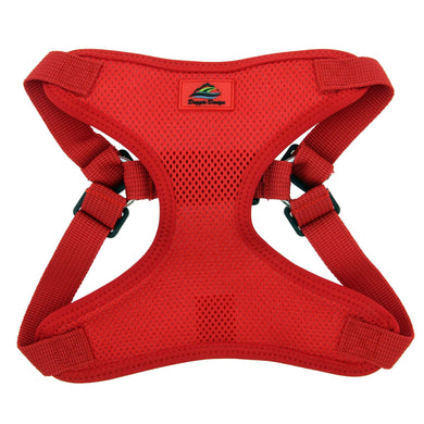 Wrap and Snap Choke Free Dog Harness in Flame Red