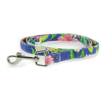 Load image into Gallery viewer, The matching leash for the Blue Lagoon Hawaiian Hibiscus Dog Dress

