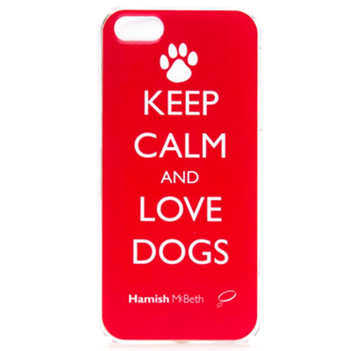 Keep Calm and Love Dogs Smart Phone Cover by Hamish McBeth