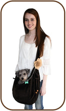 Load image into Gallery viewer, Stylish and practical, the Rich Rhino Puppy Sling Pouch
