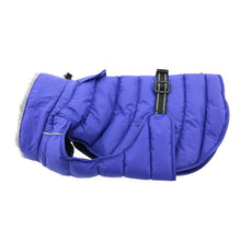 Cargar imagen en el visor de la galería, Alpine Extreme Weather Puffer Dog Coat in Blue
