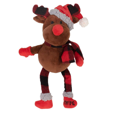 Buffalo Reindeer Plush Dog Toy