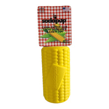 Load image into Gallery viewer, Corn on the Cob Treat Dispenser and Dog Chew Toy with label
