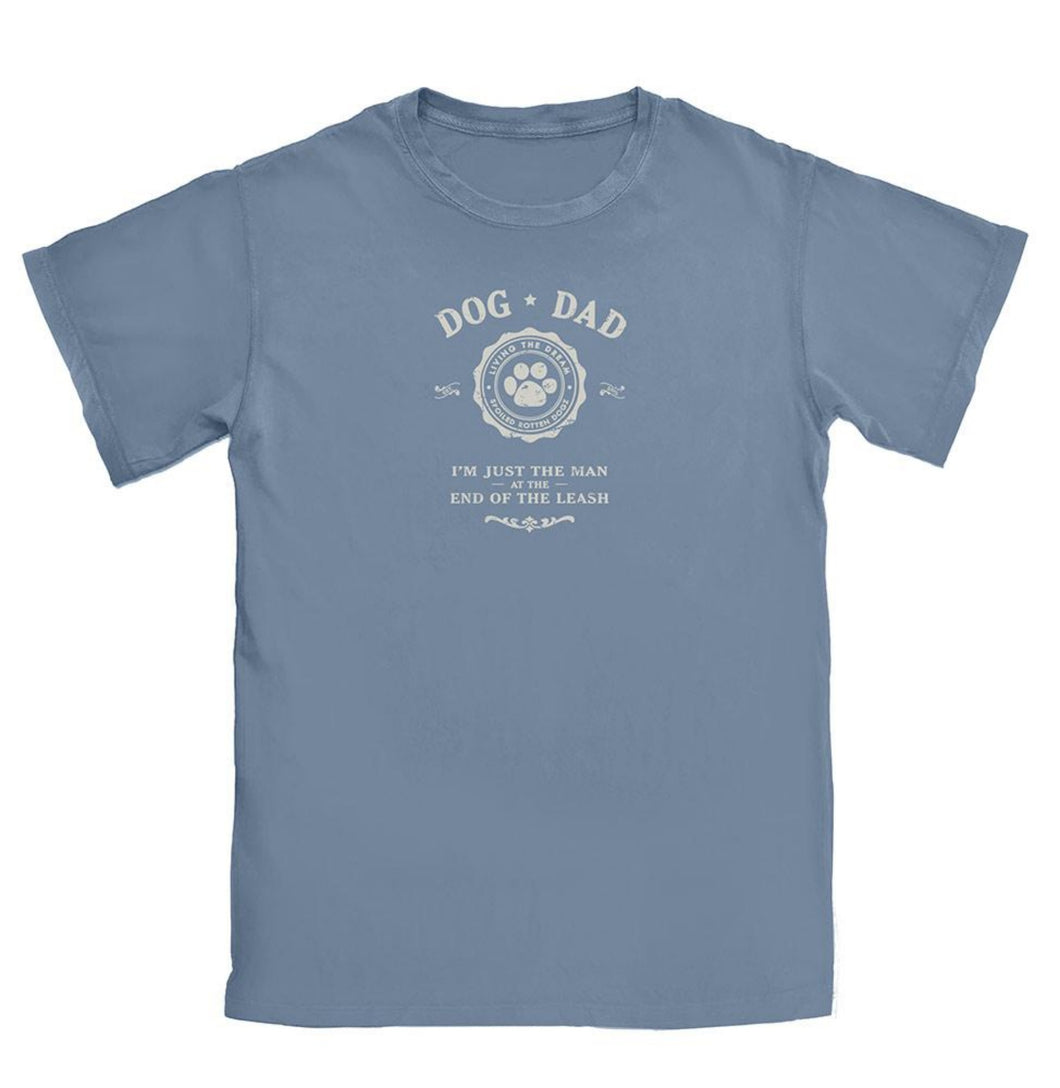 Dog Dad Man At the End of the Leash T-Shirt