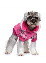Load image into Gallery viewer, dog-models-highland-lady-quilted-tartan-coat
