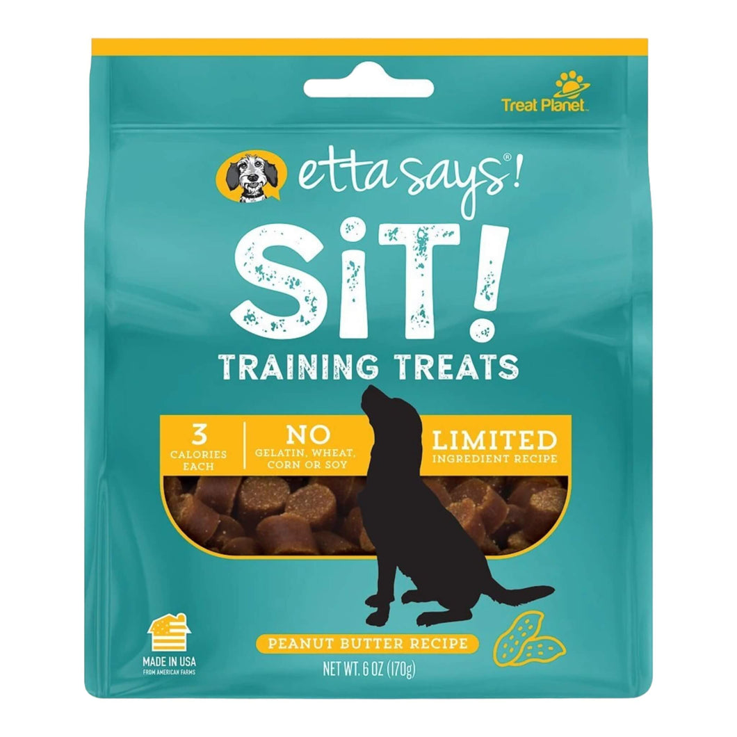 Etta Says! SIT Dog Training Treats - Peanut Butter