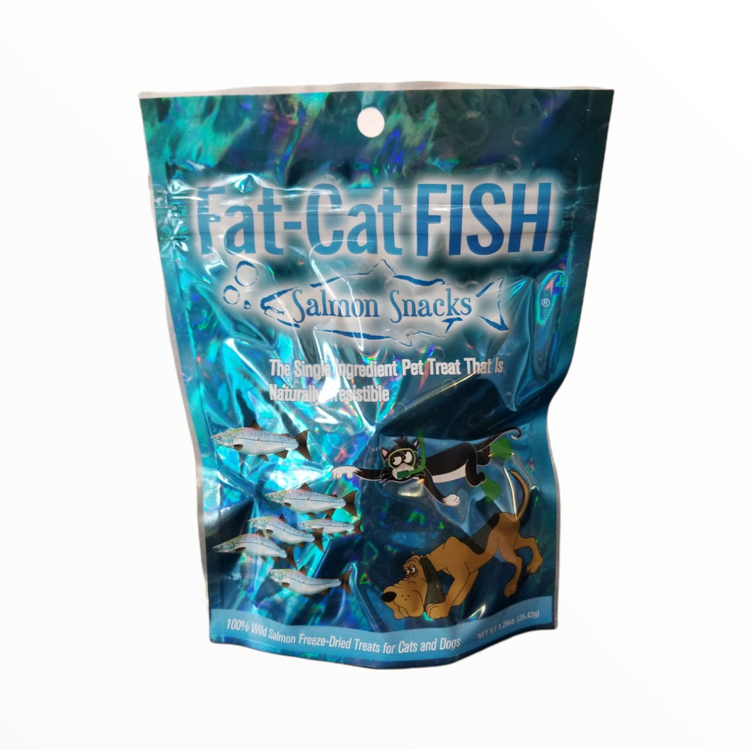 Fat Cat Fish Freeze-Dried Wild Salmon Snacks for dogs and cats