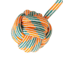 Load image into Gallery viewer, Floss N&#39; Fun Rope Dog Toy in Orange
