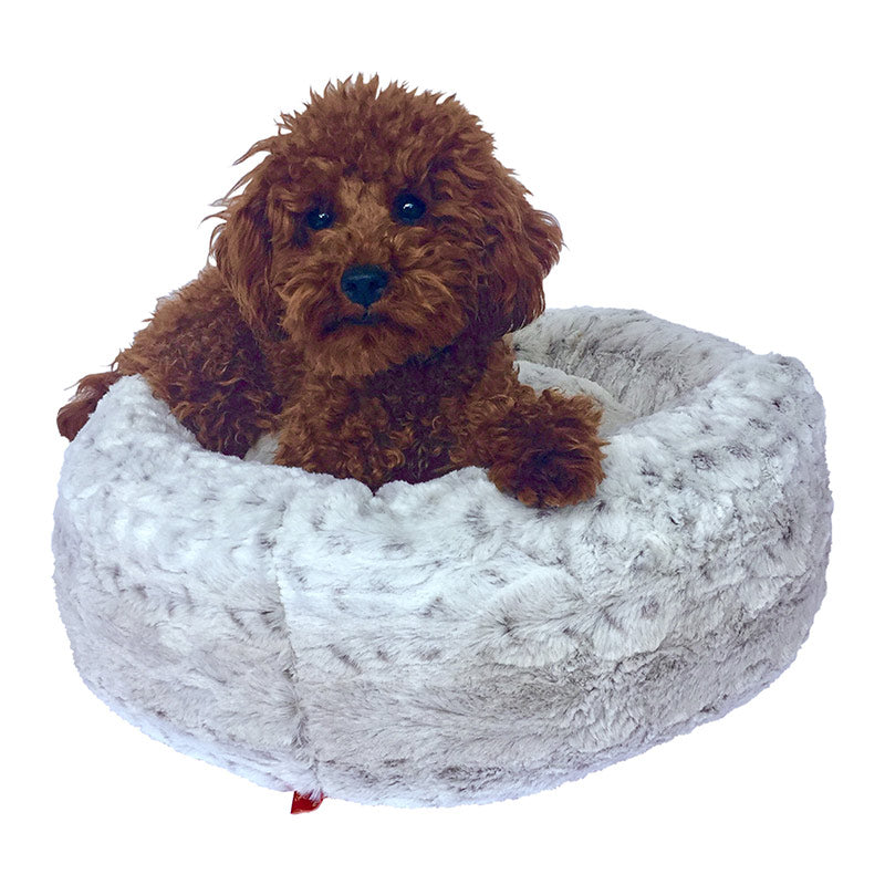 frosted-snow-leopard-crispy-creme-donut-dog-bed