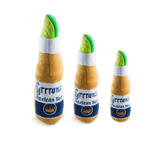 Cargar imagen en el visor de la galería, Grrrona Mexican Beer Bottle Plush Dog Toy Collection
