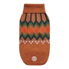 Cargar imagen en el visor de la galería, Vintage, Native-inspired Heritage Dog Sweater in Hazel
