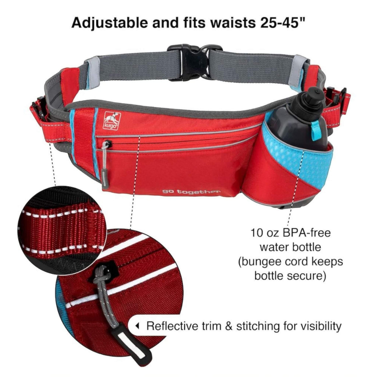 Running with Dogs HandsFree OnTrail Dog Running Belt Kurgo