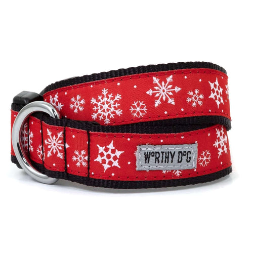 Let It Snow Holiday Dog Collar
