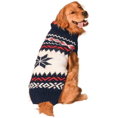 Navy Vail Dog Sweater