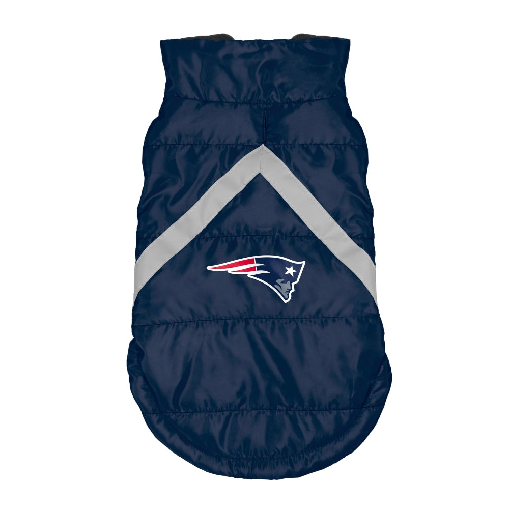 New England Patriots Pet Puffer Vest