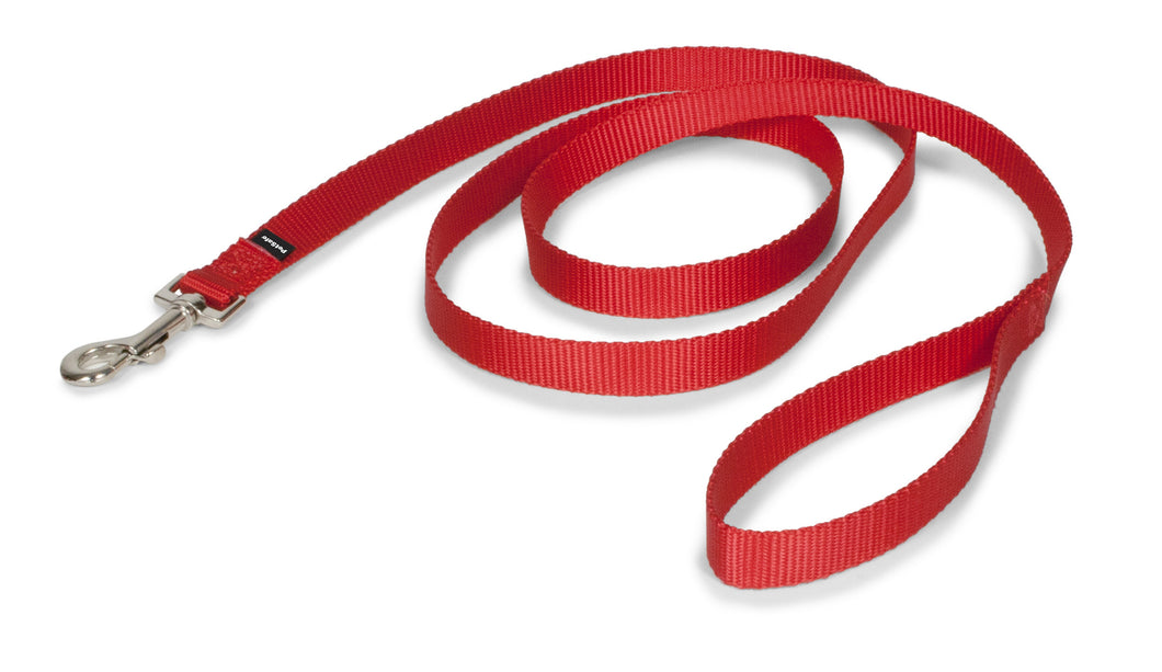 nylon-leash-red