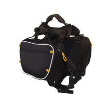 Load image into Gallery viewer, OllyDog Reflective Trekker Dog Harness Pack in Raven
