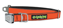 Cargar imagen en el visor de la galería, Orange MAX Reflective Dog Collar with Latch-Lock Metal Buckle
