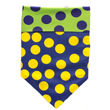 Load image into Gallery viewer, protective-bandana-blue-green-yellow-reverse-side

