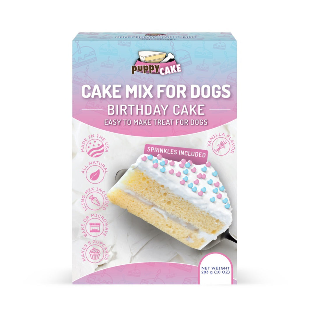 Mezcla para pastel de cumpleaños para perros Puppy Cake