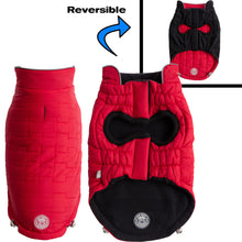 Load image into Gallery viewer, red-reversible-chalet-jacket
